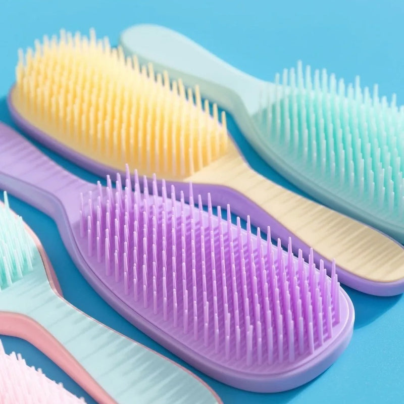 long handle anti-static scalp massage hair brush, view 8 - MRSLM