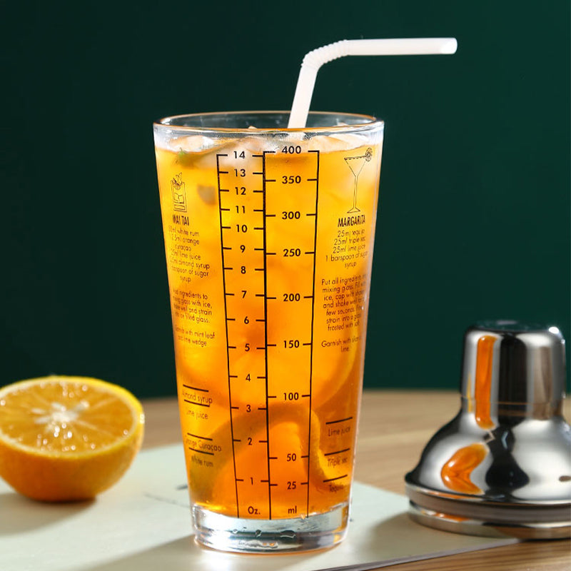 cocktail shaker set with measuring scale, view 8 - MRSLM
