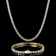 hip hop tennis chain bracelet, view 10 - MRSLM