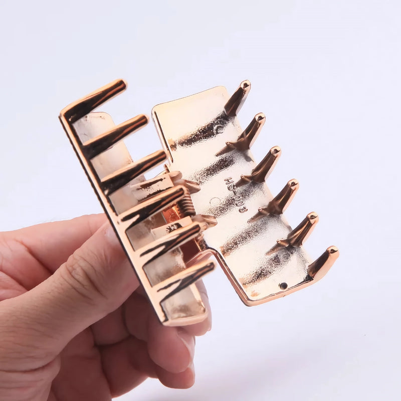 elegant floral hair claw, view 12 - MRSLM