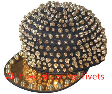 punk pointed rivet hip hop hat, view 26 - MRSLM