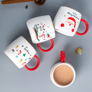 Christmas ceramic mug with lid and spoon - MRSLM
