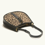 leopard saddle shoulder bag, view 9 - MRSLM