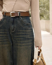 Women's high waist retro jeans, view 5 - MRSLM