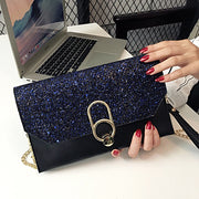 women's PU leather envelope clutch bag, view 2 - MRSLM