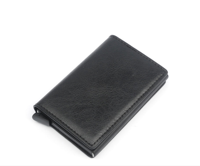 pop-up leather card holder, view 8 - MRSLM