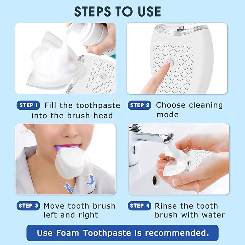 U-shaped electric toothbrush, view 8 - MRSLM