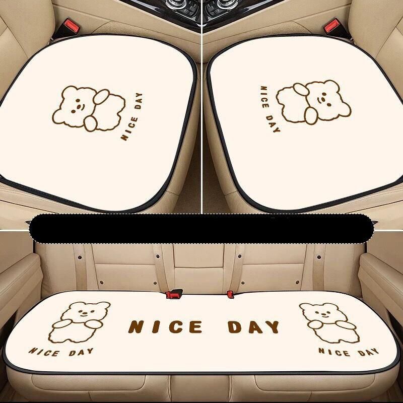cartoon bear plush car seat cushions - MRSLM