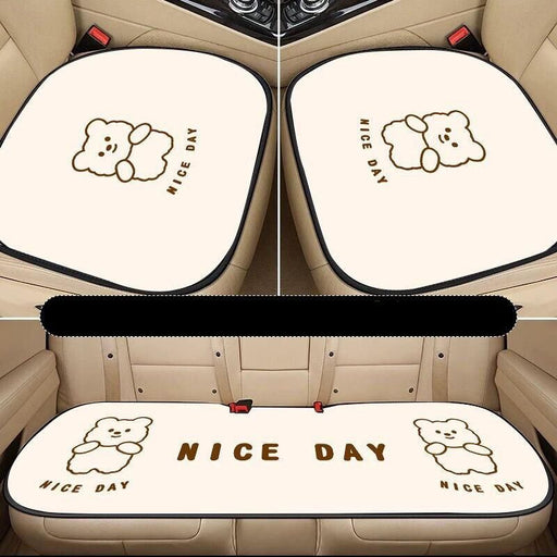 cartoon bear plush car seat cushions - MRSLM