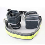 reflective hands-free dog leash with waist belt - MRSLM