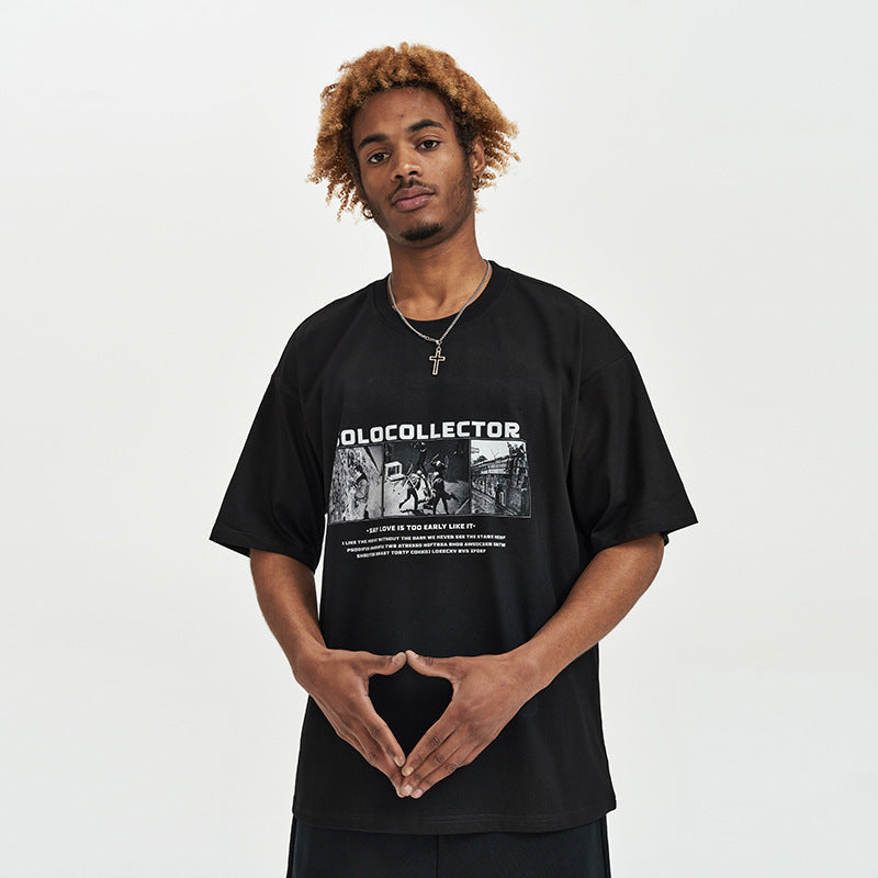 men's loose casual T-shirt, view 2 - MRSLM