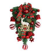 Christmas elk upside down tree garland, view 3 - MRSLM