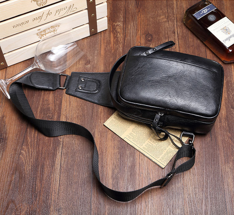 Men's Korean Casual Chest Crossbody Bag