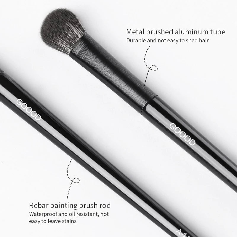 6-piece natural eye makeup brush set, view 8 - MRSLM