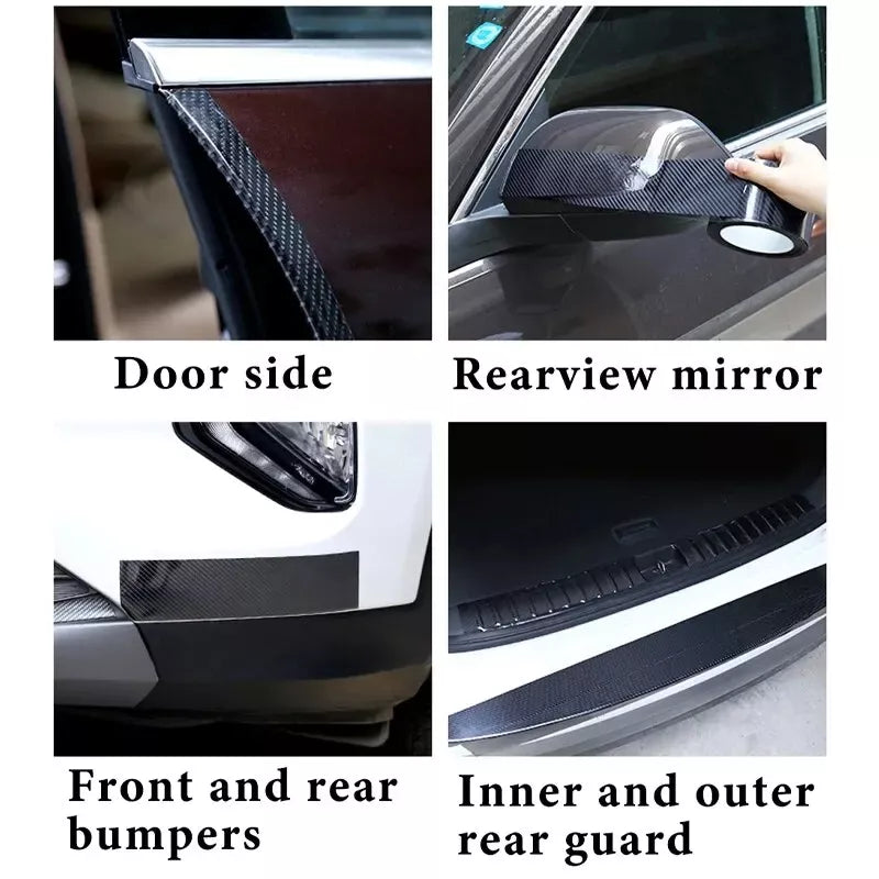 carbon fiber car edge and sill guard strips, view 10 - MRSLM