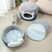 convertible plush pet bed and house, view 8 - MRSLM