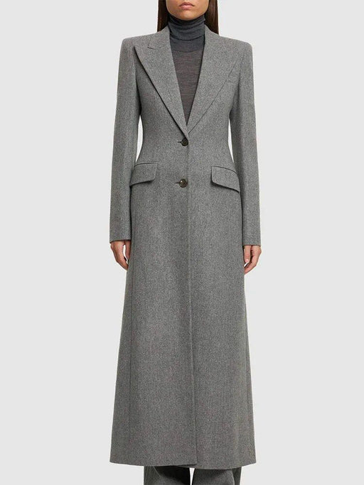 women's woolen coat, view 2 - MRSLM