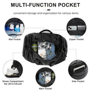 Men's waterproof travel bag with shoe compartment, view 5 - MRSLM
