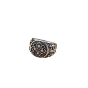 men's sterling silver cross ring, view 3 - MRSLM