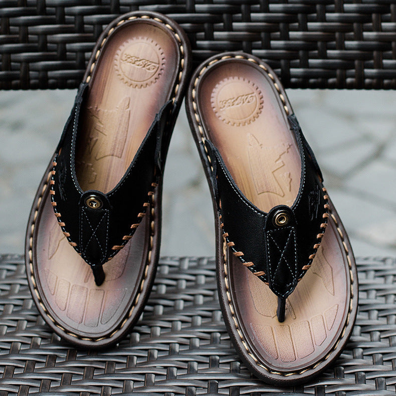 men's large size summer slippers, view 6 - MRSLM