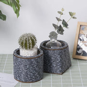 nordic imitation rattan flower pot, view 9 - MRSLM