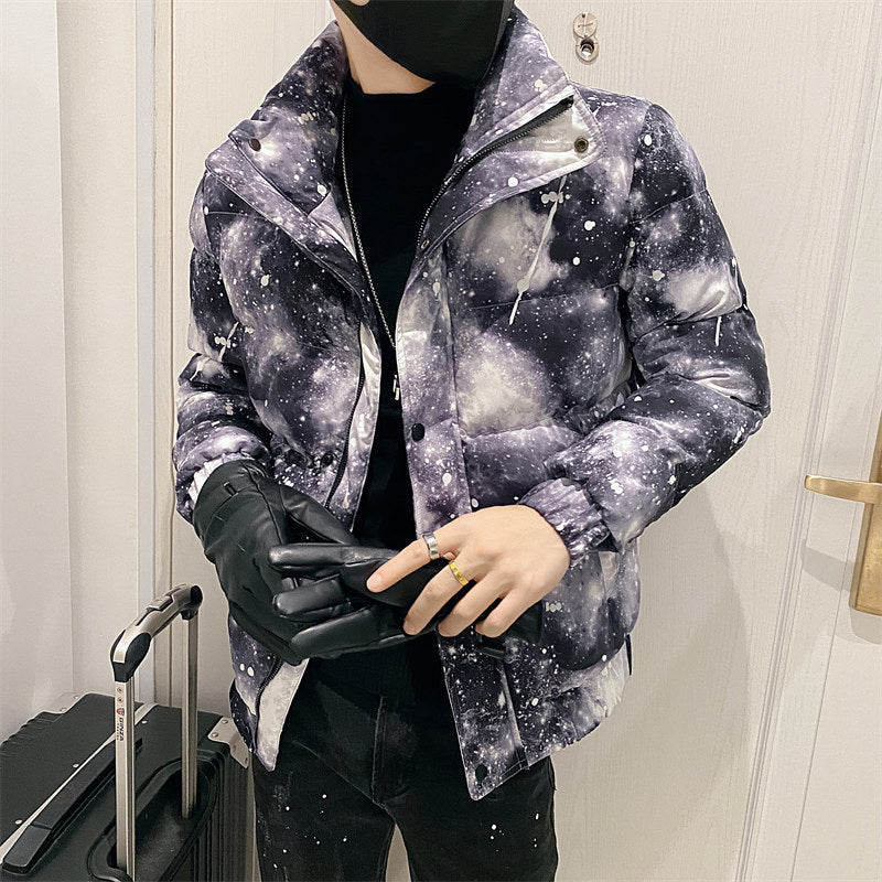 Korean Style Handsome Padded Clothes Thickened Trend Cotton Clothes
