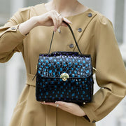 handmade genuine leather handbag, view 3 - MRSLM
