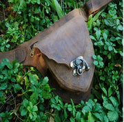 Steampunk heart-shaped belt satchel, view 4 - MRSLM