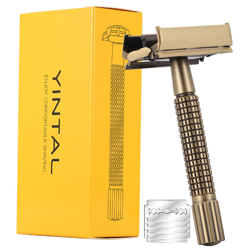 classic brass safety razor, view 8 - MRSLM
