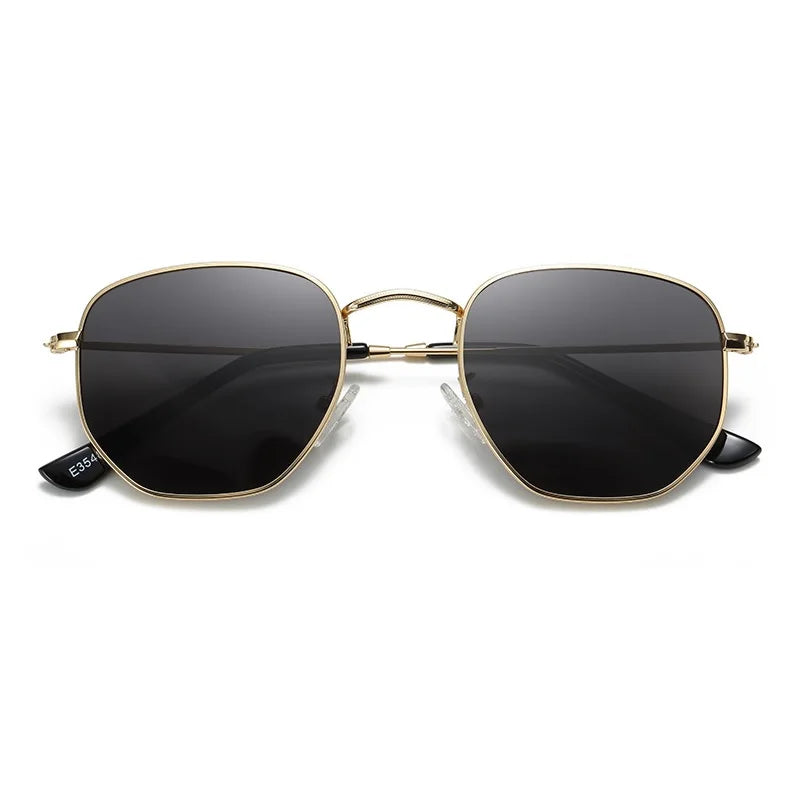 Hexagon Polarized Vintage Sunglasses for Men &amp; Women
