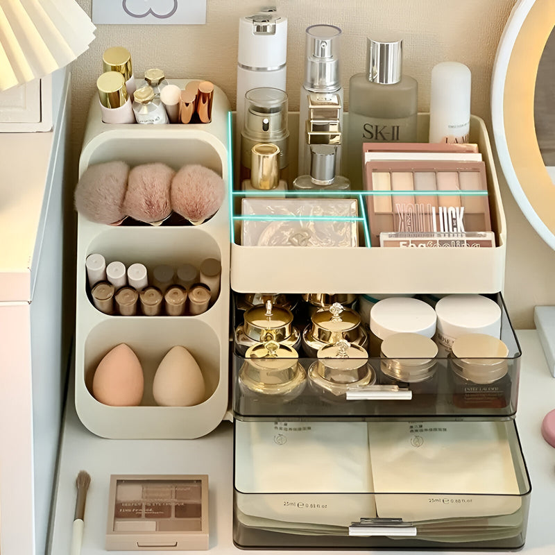 large makeup organizer with drawers, view 8 - MRSLM