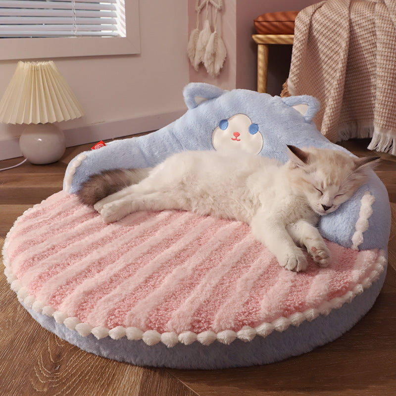 bear shaped cozy pet bed, view 5 - MRSLM