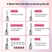 45000rpm rechargeable electric nail drill, view 8 - MRSLM