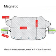 Magnetic car windshield cover, view 3 - MRSLM