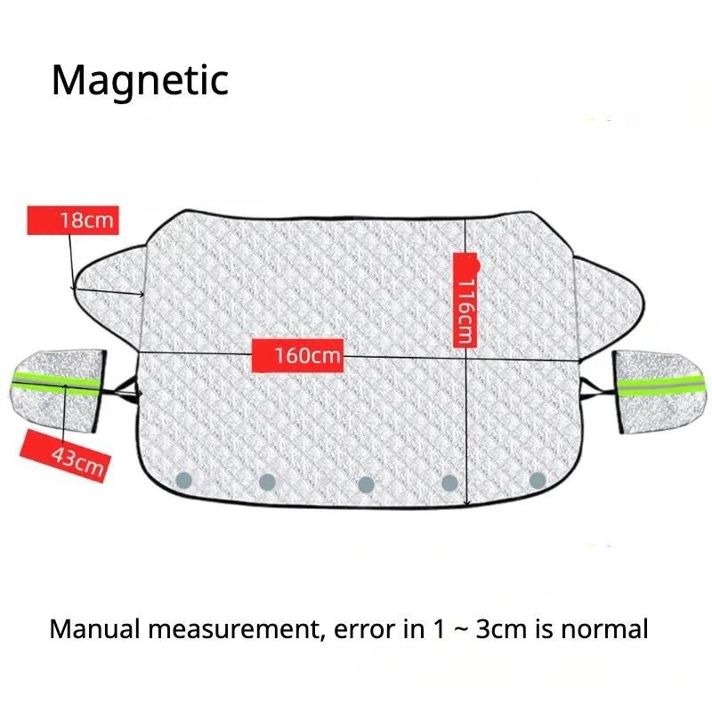 Magnetic car windshield cover, view 3 - MRSLM