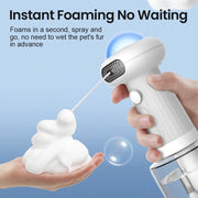 automatic pet foam dispenser, view 4 - MRSLM