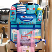 kids cartoon car back seat organizer, view 4 - MRSLM