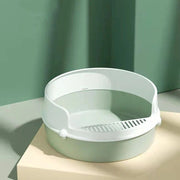 semi-closed cat litter box, view 3 - MRSLM