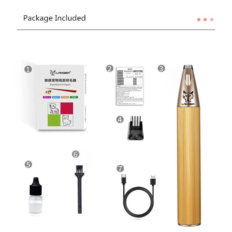 pet foot hair trimmer, view 9 - MRSLM