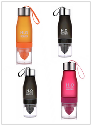 colorful frosted plastic water bottle, view 21 - MRSLM