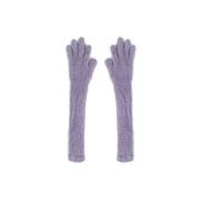 Women's long fingerless winter gloves, view 7 - MRSLM