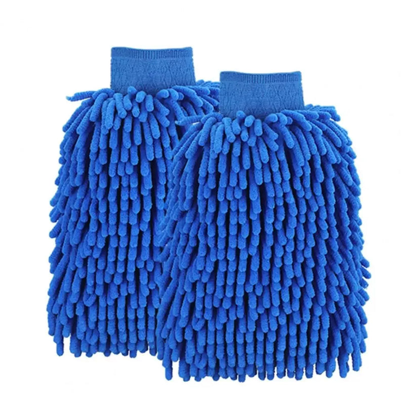 chenille car wash mitts, view 2 - MRSLM