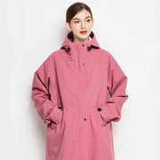 women's waterproof hooded rain jacket - MRSLM