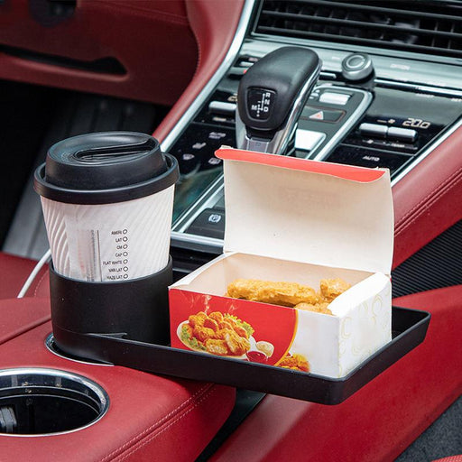 space-saving car cup holder tray - MRSLM