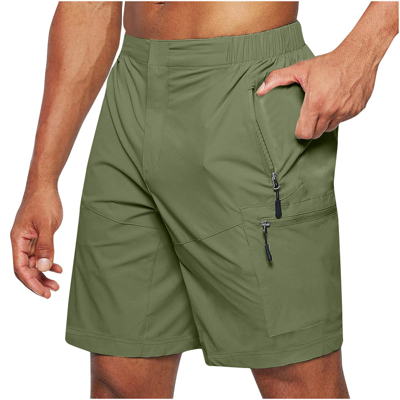 men's elastic waist summer shorts, view 9 - MRSLM