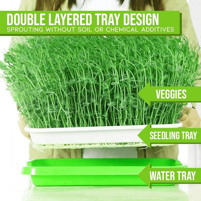 microgreens sprouting tray, view 4 - MRSLM