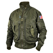 men's baseball pilot jacket, view 4 - MRSLM