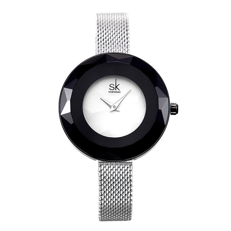 ladies quartz glass watch, view 7 - MRSLM