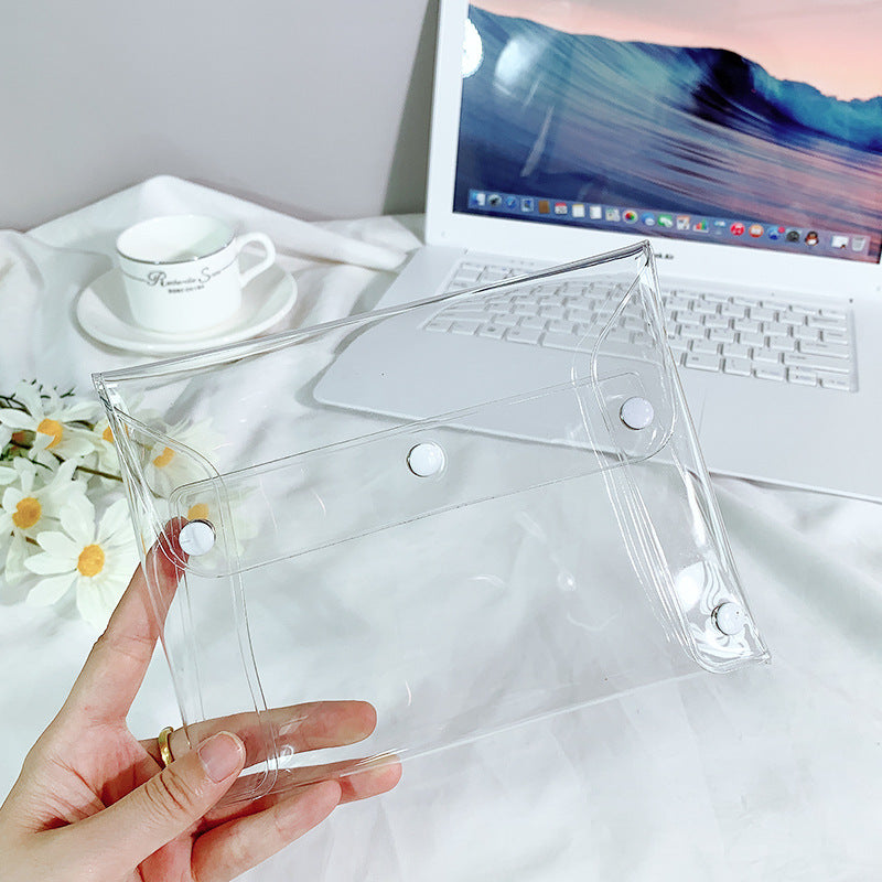 transparent pvc cosmetic bag, view 2 - MRSLM