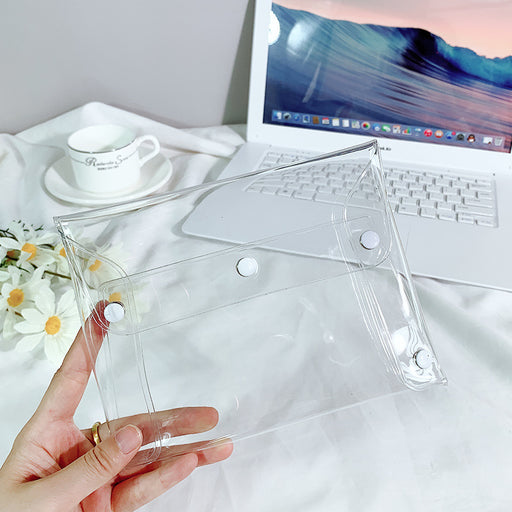 transparent pvc cosmetic bag, view 2 - MRSLM